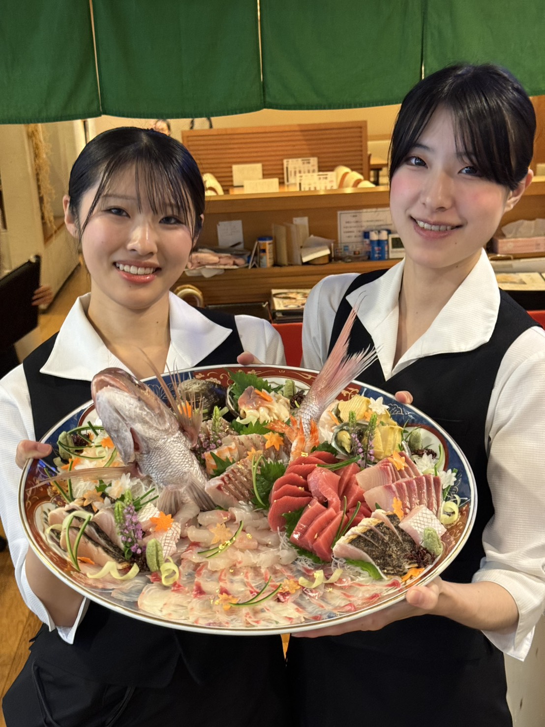 お誕生日のお祝いに「鯛の姿造り」～今年もありがとうございます～